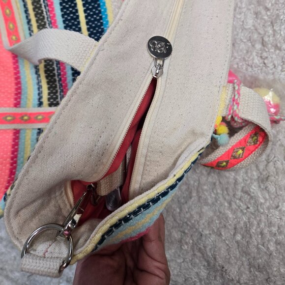 NWT  America and Beyond Isabella Embellished Hand Beaded Tote Isabella Embellish - Picture 3 of 13